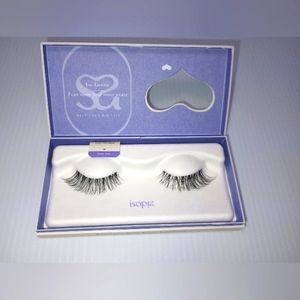 ISOPIA Natural Fake Eyelashes Wispy Lashes (Breath)  Black. 8-14mm